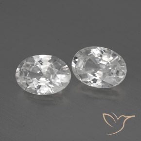 Shop natural 2.39ct ホワイト ジルコン gems, 楕円形, from カンボジア at GemSelect. In stock, global shipping!
