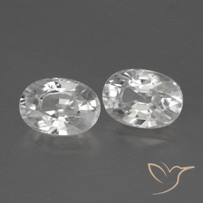 Shop natural 2.86ct ホワイト ジルコン gems, 楕円形, from カンボジア at GemSelect. In stock, global shipping!