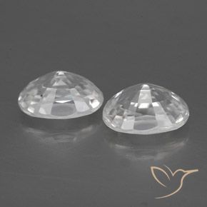 Shop natural 2.86ct ホワイト ジルコン gems, 楕円形, from カンボジア at GemSelect. In stock, global shipping!