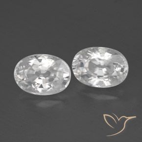 Shop natural 3.03ct ホワイト ジルコン gems, 楕円形, from カンボジア at GemSelect. In stock, global shipping!