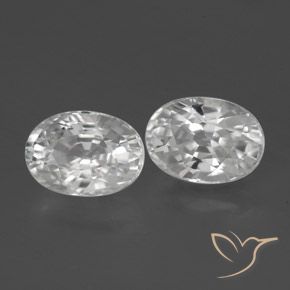 Shop natural 3.07ct ホワイト ジルコン gems, 楕円形, from カンボジア at GemSelect. In stock, global shipping!