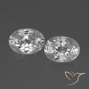 Shop natural 2.73ct ホワイト ジルコン gems, 楕円形, from カンボジア at GemSelect. In stock, global shipping!