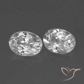Shop natural 2.73ct ホワイト ジルコン gems, 楕円形, from カンボジア at GemSelect. In stock, global shipping!