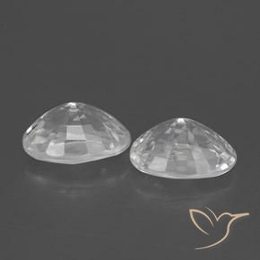 Shop natural 2.73ct ホワイト ジルコン gems, 楕円形, from カンボジア at GemSelect. In stock, global shipping!