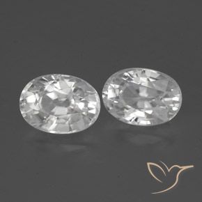 Shop natural 2.90ct ホワイト ジルコン gems, 楕円形, from カンボジア at GemSelect. In stock, global shipping!