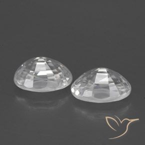 Shop natural 2.84ct ホワイト ジルコン gems, 楕円形, from カンボジア at GemSelect. In stock, global shipping!