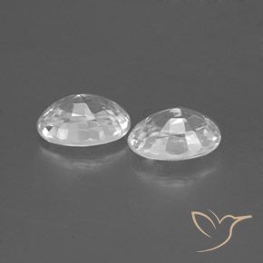 Shop natural 2.61ct ホワイト ジルコン gems, 楕円形, from カンボジア at GemSelect. In stock, global shipping!