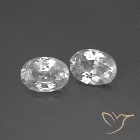 Shop natural 2.55ct ホワイト ジルコン gems, 楕円形, from カンボジア at GemSelect. In stock, global shipping!