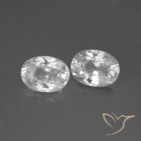 Shop natural 2.59ct クリアホワイト ジルコン gems, 楕円形, from カンボジア at GemSelect. In stock, global shipping!