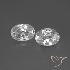 Shop natural 2.57ct ホワイト ジルコン gems, 楕円形, from カンボジア at GemSelect. In stock, global shipping!