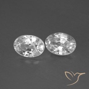 Shop natural 2.57ct ホワイト ジルコン gems, 楕円形, from カンボジア at GemSelect. In stock, global shipping!
