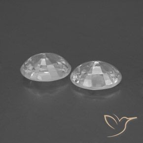 Shop natural 2.57ct ホワイト ジルコン gems, 楕円形, from カンボジア at GemSelect. In stock, global shipping!