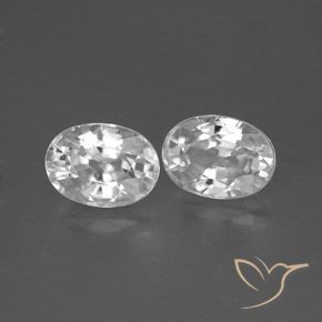 Shop natural 2.85ct ホワイト ジルコン gems, 楕円形, from カンボジア at GemSelect. In stock, global shipping!