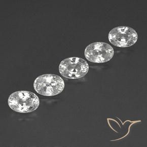 Shop natural 7.48ct クリアホワイト ジルコン gems, 楕円形, from カンボジア at GemSelect. In stock, global shipping!