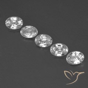 Shop natural 5.82ct ホワイト ジルコン gems, 楕円形, from カンボジア at GemSelect. In stock, global shipping!