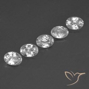 Shop natural 5.82ct ホワイト ジルコン gems, 楕円形, from カンボジア at GemSelect. In stock, global shipping!
