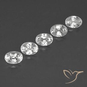 Shop natural 7.07ct ホワイト ジルコン gems, 楕円形, from カンボジア at GemSelect. In stock, global shipping!