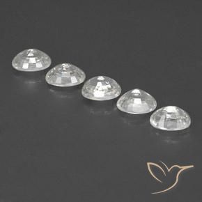 Shop natural 7.07ct ホワイト ジルコン gems, 楕円形, from カンボジア at GemSelect. In stock, global shipping!