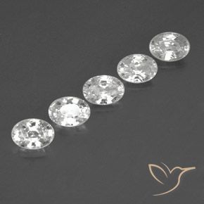 Shop natural 6.63ct ホワイト ジルコン gems, 楕円形, from カンボジア at GemSelect. In stock, global shipping!