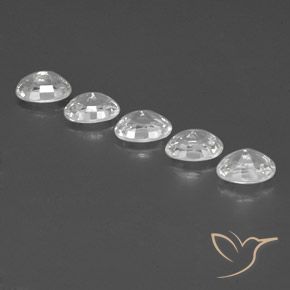 Shop natural 6.63ct ホワイト ジルコン gems, 楕円形, from カンボジア at GemSelect. In stock, global shipping!