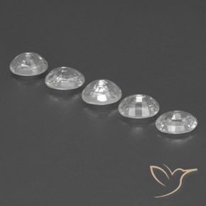Shop natural 7.09ct ホワイト ジルコン gems, 楕円形, from カンボジア at GemSelect. In stock, global shipping!