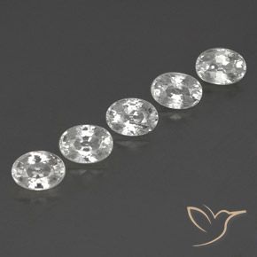 Shop natural 7.28ct ホワイト ジルコン gems, 楕円形, from カンボジア at GemSelect. In stock, global shipping!