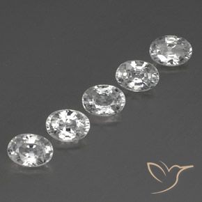Shop natural 6.78ct ホワイト ジルコン gems, 楕円形, from カンボジア at GemSelect. In stock, global shipping!