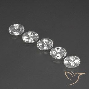 Shop natural 7.33ct ホワイト ジルコン gems, 楕円形, from カンボジア at GemSelect. In stock, global shipping!