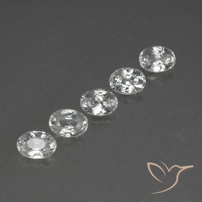 Shop natural 6.95ct クリアホワイト ジルコン gems, 楕円形, from カンボジア at GemSelect. In stock, global shipping!