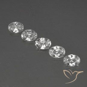 Shop natural 6.40ct クリアホワイト ジルコン gems, 楕円形, from カンボジア at GemSelect. In stock, global shipping!