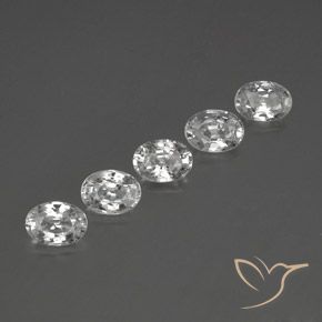 Shop natural 6.40ct クリアホワイト ジルコン gems, 楕円形, from カンボジア at GemSelect. In stock, global shipping!