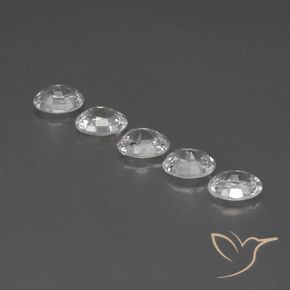 Shop natural 6.40ct クリアホワイト ジルコン gems, 楕円形, from カンボジア at GemSelect. In stock, global shipping!