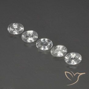 Shop natural 6.94ct ホワイト ジルコン gems, 楕円形, from カンボジア at GemSelect. In stock, global shipping!