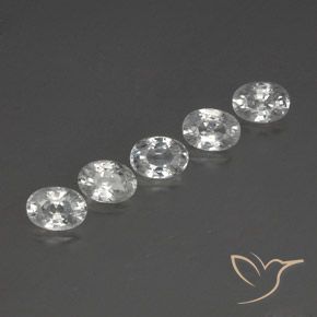 Shop natural 6.94ct ホワイト ジルコン gems, 楕円形, from カンボジア at GemSelect. In stock, global shipping!