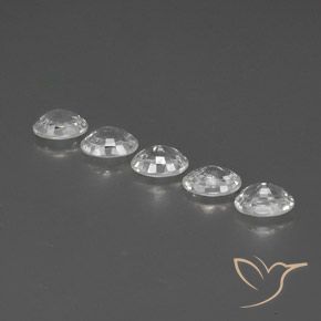 Shop natural 6.31ct クリアホワイト ジルコン gems, 楕円形, from カンボジア at GemSelect. In stock, global shipping!