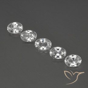 Shop natural 6.83ct クリアホワイト ジルコン gems, 楕円形, from カンボジア at GemSelect. In stock, global shipping!
