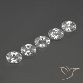 Shop natural 6.83ct クリアホワイト ジルコン gems, 楕円形, from カンボジア at GemSelect. In stock, global shipping!