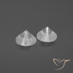 Shop natural 2.46ct ホワイト ジルコン gems, ラウンド, from カンボジア at GemSelect. In stock, global shipping!