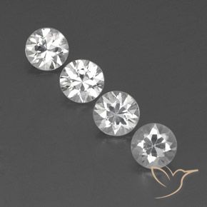 Shop natural 4.33ct ホワイト ジルコン gems, ラウンド, from カンボジア at GemSelect. In stock, global shipping!