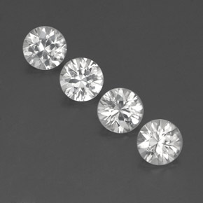 自然派の商品を探す 4.48ct ホワイト ジルコン 宝石, ラウンドカット, カンボジア からGemSelectで. 在庫あり、世界各国へ発送!
