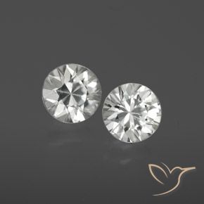 Shop natural 2.13ct ホワイト ジルコン gems, ラウンド, from カンボジア at GemSelect. In stock, global shipping!