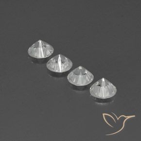 Shop natural 4.66ct ホワイト ジルコン gems, ラウンド, from カンボジア at GemSelect. In stock, global shipping!