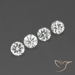 Shop natural 4.41ct クリアホワイト ジルコン gems, ラウンド, from カンボジア at GemSelect. In stock, global shipping!