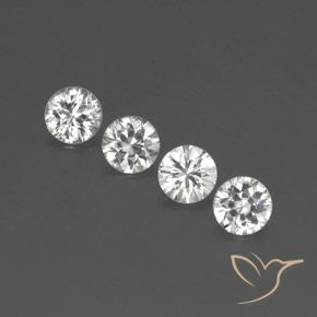 Shop natural 4.41ct クリアホワイト ジルコン gems, ラウンド, from カンボジア at GemSelect. In stock, global shipping!