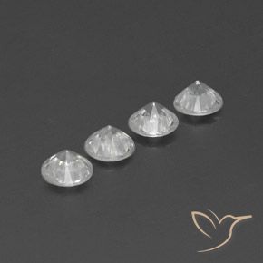 Shop natural 4.44ct クリアホワイト ジルコン gems, ラウンド, from カンボジア at GemSelect. In stock, global shipping!