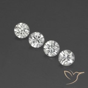 Shop natural 4.63ct クリアホワイト ジルコン gems, ラウンド, from カンボジア at GemSelect. In stock, global shipping!