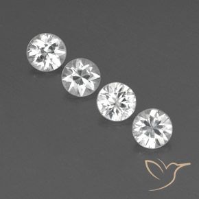 Shop natural 4.54ct ホワイト ジルコン gems, ラウンド, from カンボジア at GemSelect. In stock, global shipping!