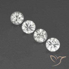 Shop natural 4.57ct ホワイト ジルコン gems, ラウンド, from カンボジア at GemSelect. In stock, global shipping!