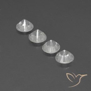 Shop natural 4.72ct クリアホワイト ジルコン gems, ラウンド, from カンボジア at GemSelect. In stock, global shipping!
