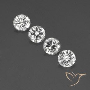 Shop natural 3.95ct クリアホワイト ジルコン gems, ラウンド, from カンボジア at GemSelect. In stock, global shipping!